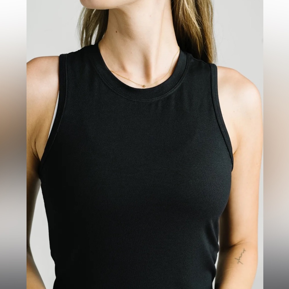 NWT Zyia Black Malibu Downtime Dress RC Sz M - Picture 4 of 11